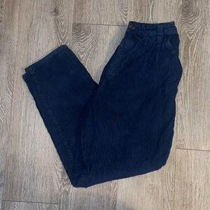 Free people High waisted corduroy trousers navy size 4